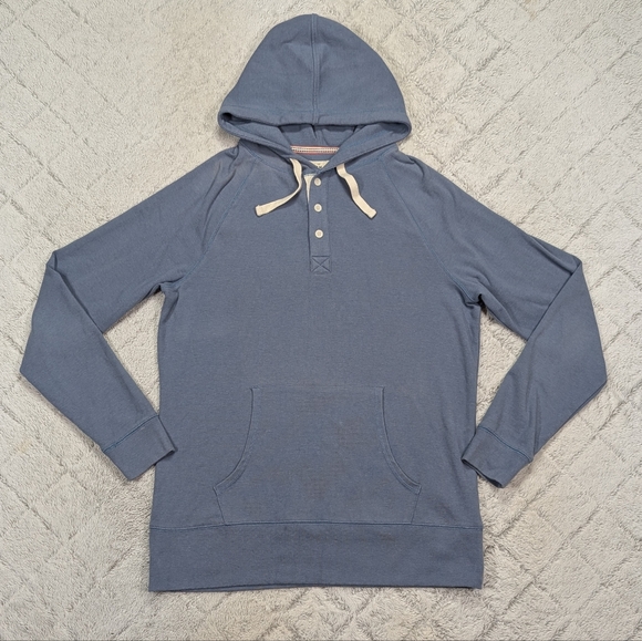 The Normal Brand Hoodie Sweatshirt Mens M Blue Puremeso Cotton Casual - Picture 1 of 9